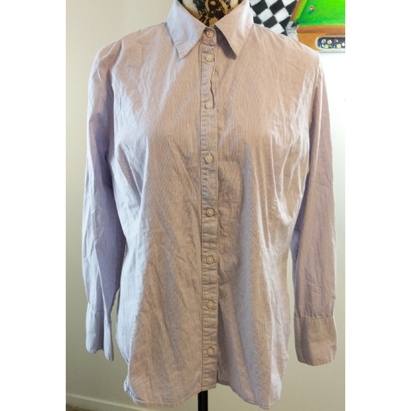 Apostrophe Tops - Apostrophe womens long sleeve shirt, purple sz XL